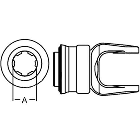 Aftermarket New Square Baler Spring-Loc Yoke Fits Massey Ferguson MF 10 D121506 1506978M91